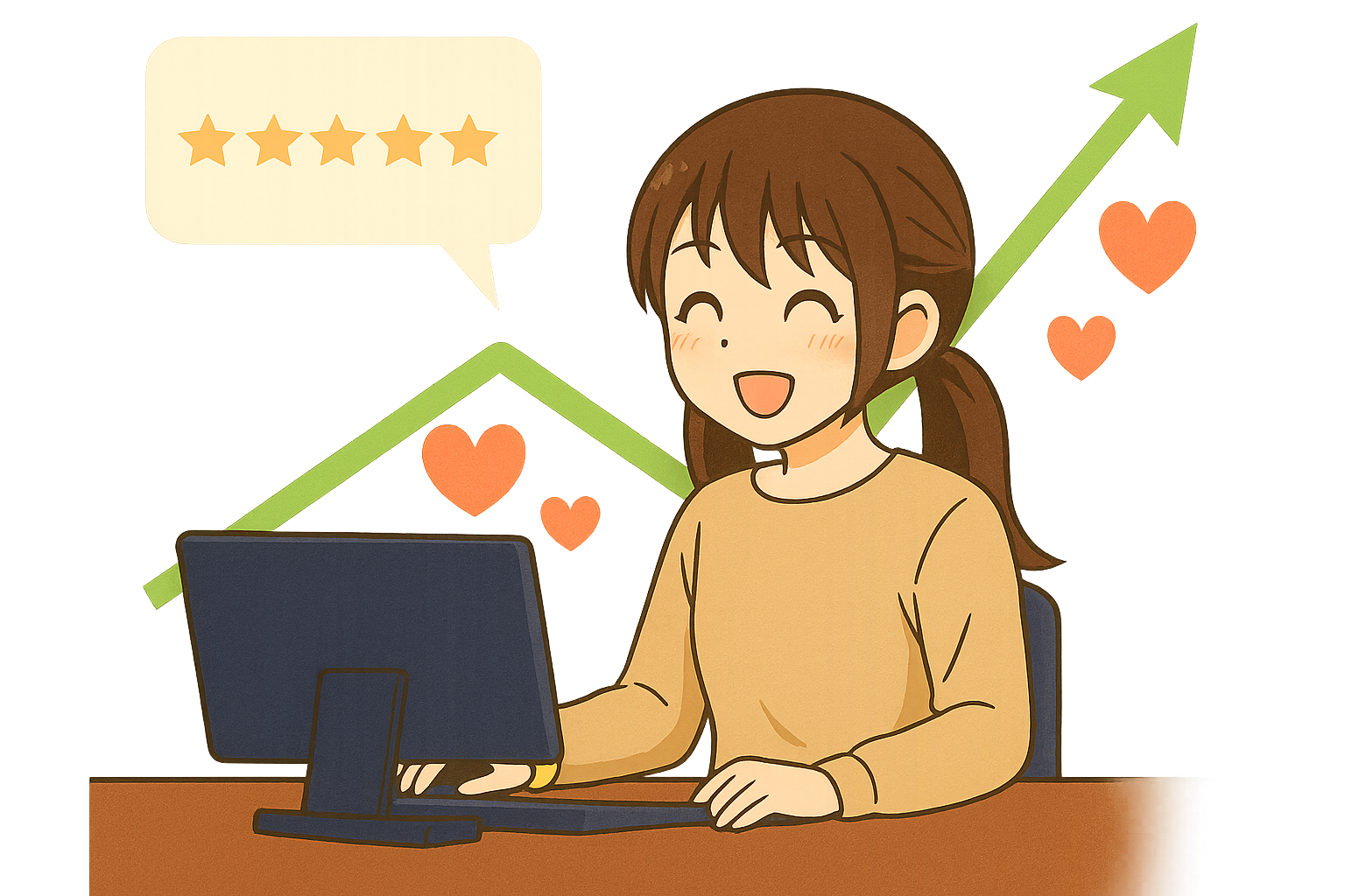 検索エンジンの評価アップ