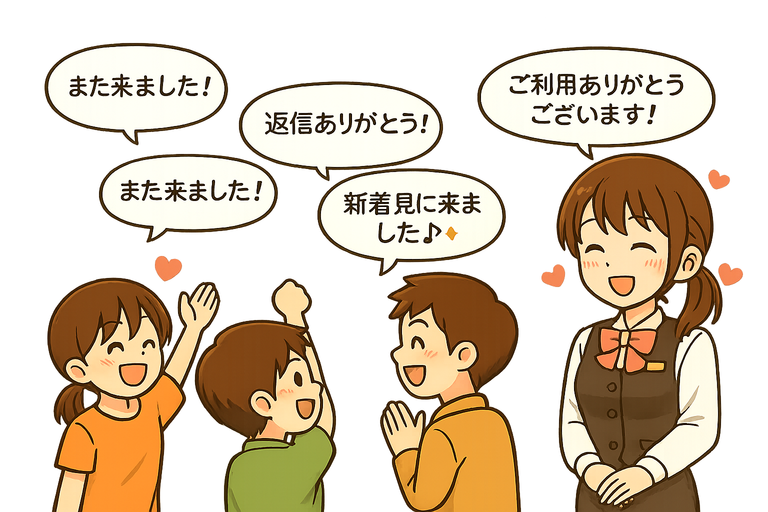リピーター上昇